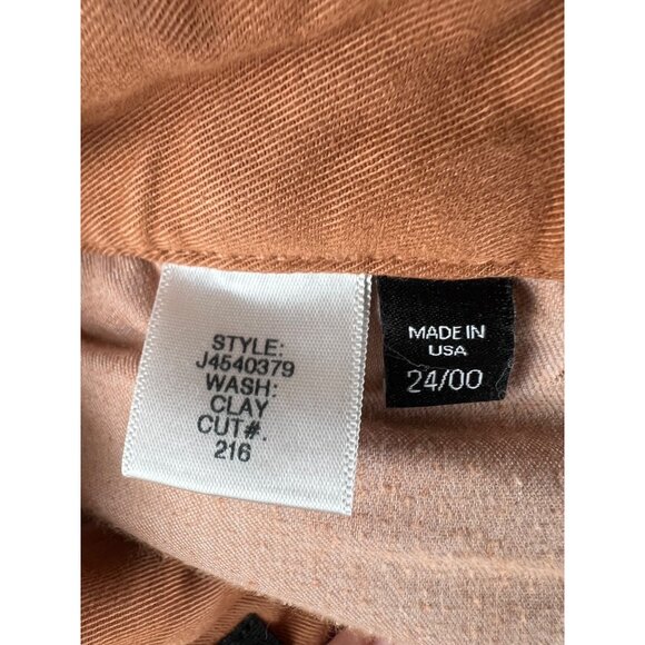 Veronica Beard Jeans Womens Wide-Leg Pants In Rust With Side Stripes Size 24 - Picture 13 of 16